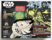 Uncle Milton's Star wars Science, Millennium Flacon UV Light Laser NEW