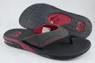 REEF FANNING RED/RAVEN GRAY/BLACK FLIP FLOPS THONG SANDALS BEACH US MENS SIZES