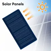 5X 5V 50mA Polycrystalline Mini Solar Cell Panel Module DIY For Light Charger US
