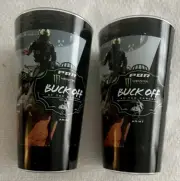 PBR RODEO MSG 2 CUP COLLECTIBLE SET BULL RIDERS NYC BUCK OFF MONSTER