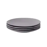 4pc Wiltshire Pebble Everday Dining Glazed Stoneware Side Plates Set 20cm