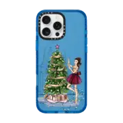 iPhone 16 Pro Max Impact Case The Highest Bough (Brunette) Christmas Fashion Illustration Case