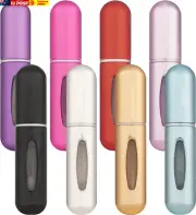 8Pcs Mini Refillable Perfume Atomizer Bottle Atomizer Travel Size Spray Bottles,