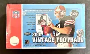 2001 Upper Deck Vintage Football Factory Sealed Hobby Box / 24 sealed packs