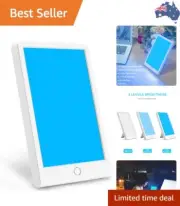 Light Therapy Lamp, Blue Light Energy Lamp and Adjustable LED Blue Light, Tab...