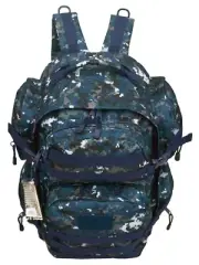 Explorer Tactical Backpack Military Assault Pack with MOLLE- Navy Digital