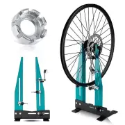 Wheel Truing Stand - Professional Bicycle Wheel Maintenance with Spoke Wrench...