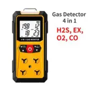 4-in-1 Gas Leak Detector (H2S, EX, O2, CO) Leak Detector Tester Visual Leakage