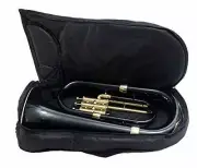 Sai Musical Euphonium 3 Valve Black brass With Free Hard Case and Mouthpiece.