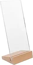 1Set Menu Display Stand Shaped Table Card Holders for Restaurant Wedding and Events Desktop Photo Rack for Menus Notes and Cards