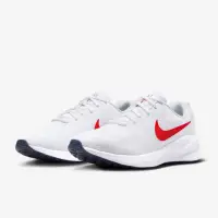 在飛比找momo購物網優惠-【NIKE 耐吉】REVOLUTION 7 WIDE 白紅 