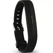 Fitbit Flex 2 Black Replacement Band With Metal Buckle by Onn