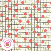 Moda FARMHOUSE II 20324 25 Red Cherry Check FIG TREE Quilt Fabric