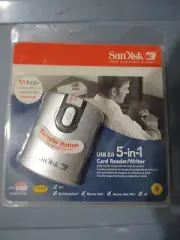 SanDisk 5 In 1 Card Reader/Writer USB 2.0 2005 NEW SEALED PACKAGE