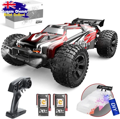 RC Car 9206E 1:10 Scale 48+KM/H High Speed Monster Truck 4WD 2 Battery