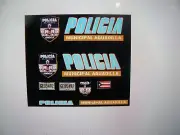 Aguadilla Puerto Rico Police Car Decals 1:64 two for one money