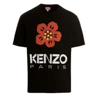 在飛比找momo購物網優惠-【KENZO】男款 BOKE FLOWER 短袖T恤-黑色(