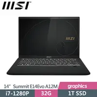 在飛比找蝦皮購物優惠-三年保固筆電 MSI 微星 Summit E14Evo A1