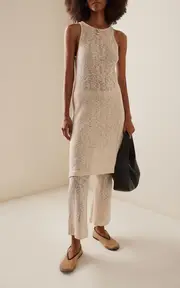 [Bite Studios] Whisper Organic Cotton Lace Cropped Pants