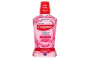 Colgate Plax Antibacterial Mouthwash 500mL, Gentle Mint, Alcohol Free, Bad Breath Control