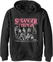 [Netflix] Kids Things Stranger Fade Youth Pullover Hoodie