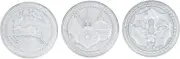Nordic Ware Yuletide 01236 Yultide Cast Cookie Stamps, 3-inch Rounds, Silver,...