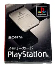 Boxed Genuine Sony Playstation 1 Memory Card 1MB Grey PS1 Official #4 (Preowned)