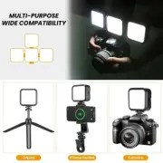 LED Video Fill Light 2000mAh RGB Dimmable Lamp For Smartphone Vlog Camera