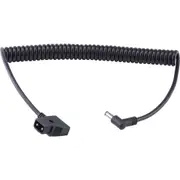 Atomos D-Tap to DC Locked Connector Barrel Coiled Cable