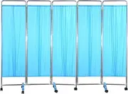 Hanging Room Divider, Hanging Room Divider Folding Room Screen Divider,Folding Privacy Screen Panel with Wheels,Indoor Office Dormitories Room Divider,Temporary Wall Separators