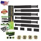10-Pack Expandable Bamboo Drawer Dividers - Adjustable Organizers for Clutter...