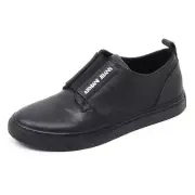 B8472 sneaker donna ARMANI JEANS AJ scarpa nero slip on shoe woman
