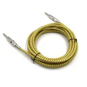 Wooden Guitar Bass Connection Cable Noise Reduction Braid Audio Cable, Cable Length: 3m