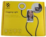 Vlogging Ring Light Hands Free Live Streaming Video Chat Swipe Clamp to Computer