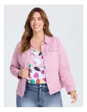 [Taking Shape] Lyocell Blend Stretch Jacket in Orchid Bloom