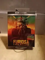 Furiosa Mad Max Saga 4K Full Slip SteelBook Black and Chrome MANTA LAB ShpNxtDay