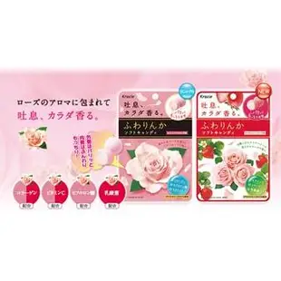 +東瀛go+ 日本原裝 KRACIE 綜合莓果味/草莓味/玫瑰軟糖 32g 薔薇花香 清新口氣 香氛糖 玫瑰吐息糖