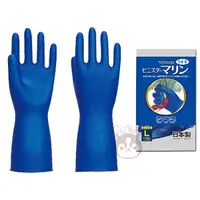 在飛比找蝦皮購物優惠-日本 TOWA 東和 塑膠輕量家事工作手套 774 藍色 S