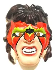VINTAGE 1980s WWF WRESTLING ULTIMATE WARRIOR CARNIVAL MASK GREEK NEW RARE