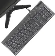MUBUY-GOL Keyboard Cover for Logitech G213 Prodigy, G413 SE/G413 TKL, G810 G610 Orion Mechanical Gaming Keyboard, Clear Colorblock Silicone Waterproof Dustproof Keyboard Skin