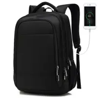 在飛比找ETMall東森購物網優惠-HD0038BK雙肩時尚休閒電腦後背包15.6吋黑色