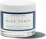 HERBIVORE Blue Tansy BHA & Enzyme Pore Refining Mask - Naturally Clarifies Acne, Blemishes & Redness, Vegan & Cruelty-Free, 60 mL / 2.02 oz