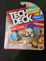 2022 Tech Deck Throwback Series Ultra Rare WORK SHOP WILLY SANTOS Walmart Exc.