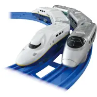 在飛比找momo購物網優惠-【TAKARA TOMY】PLARAIL 新幹線400系+E