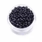 1000 Pcs Micro Beads Copper Rings with Silicone Lined Hair Beads Salon