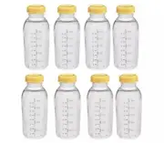 30-PACK Medela 8oz/250ml Breast Milk Collection & Storage Bottles w/ Caps - New