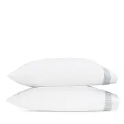 Matouk Ophelia Percale Pillowcase Pair, King