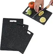 Chopping Board, 3-Piece Set, Dishwasher Safe,Kitchen Chopping Boards for Includes Large, Med and Small Size, BPA Free, Easy Grip Handle, Reversible Cutting Board