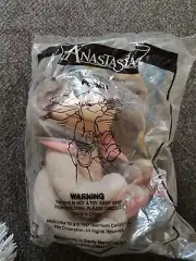 New Vintage Burger King Anastasia Disney Pooka Plush 8" Stuffed Toy 1997 Sealed