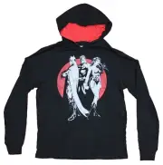 Batman Superman Wonder Woman Mens Light Pullover Hoodie - Trinity Circled